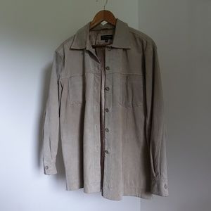 Vintage 100% Leather Shacket Size Medium